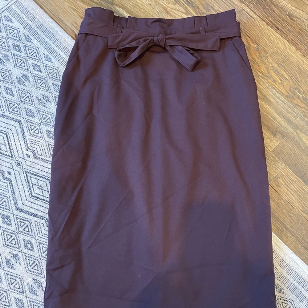 J Crew pencil skirt with paper-bag waist